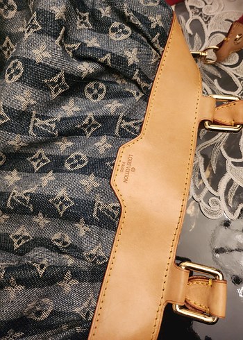 Desenli Gri Kot Kadın Çanta - Görsel 10