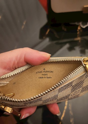 Bej Kareli Deri Kadın Cüzdan - Görsel 7