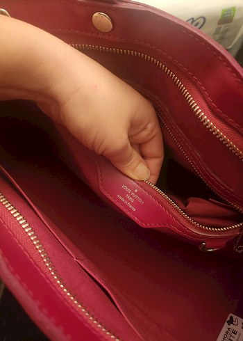 Bordo Deri Kadın Çanta - Görsel 3