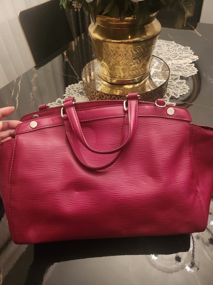 Bordo Deri Kadın Çanta - Görsel 2