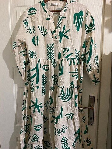Zara Keten elbise