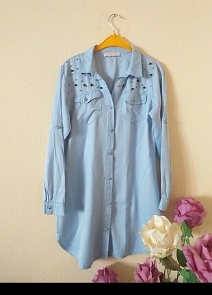 Bebe mavisi tunik