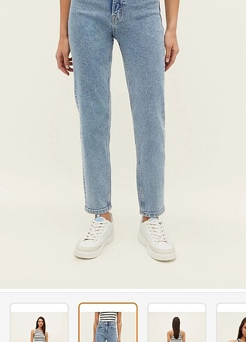 xs Beden Stradivarius mom jean