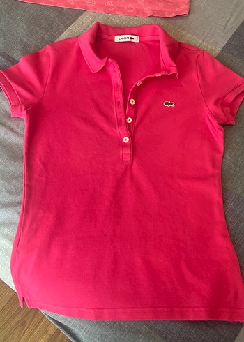 Lacoste Canli Fusya Lacoste Polo Tisort