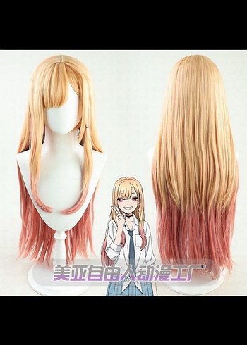 Zara Pembe Uclu Uzun Sacli Anime Peruk