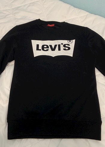Levis Levi S Siyah Bisiklet Yaka Sweatshirt