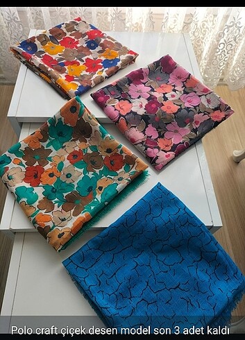 Polo craft çiçek desen model 