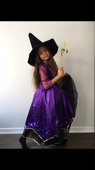 Diğer Funkid Tatlı Cadı Kostümü (7-9 yaş)