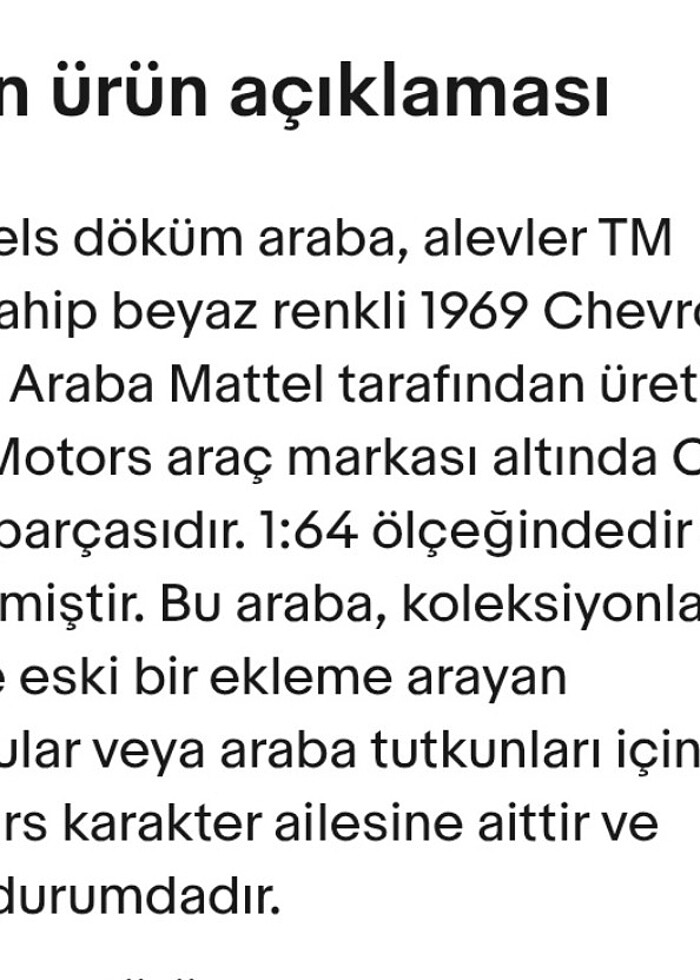 Hot wheels 69 Camaro 2007 - Görsel 2