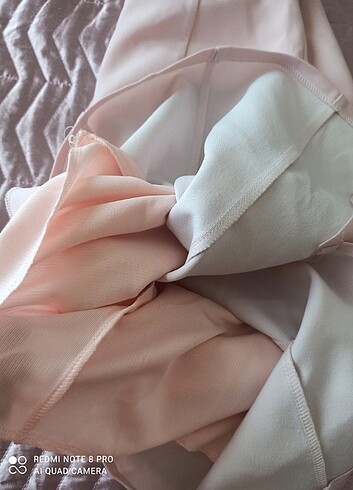 Özel dikim Sırt ipli volanlı elbise - Görsel 8