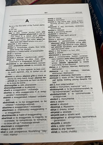 FONO Türkçe-İngilizce Büyük Sözlük Seti - Görsel 7