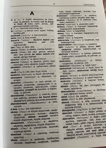 FONO Türkçe-İngilizce Büyük Sözlük Seti - Görsel 3