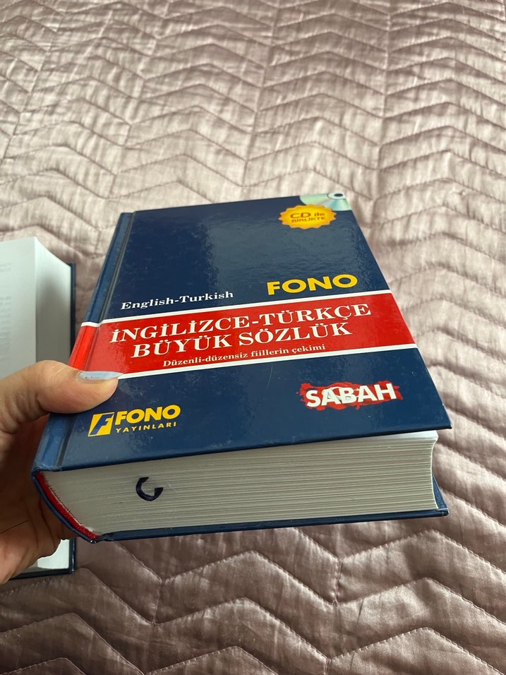 FONO Türkçe-İngilizce Büyük Sözlük Seti - Görsel 4