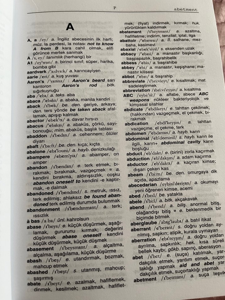 FONO Türkçe-İngilizce Büyük Sözlük Seti - Görsel 3