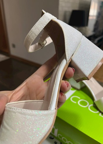 Kız çocuk abiye ayakkabı pırıltılı - Görsel 4