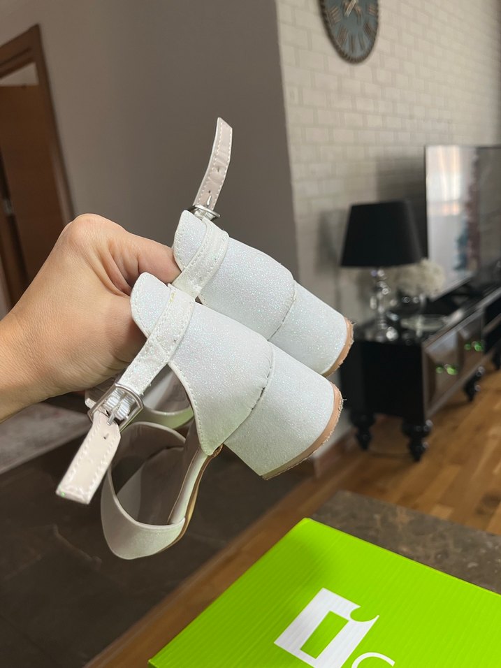 Kız çocuk abiye ayakkabı pırıltılı - Görsel 5