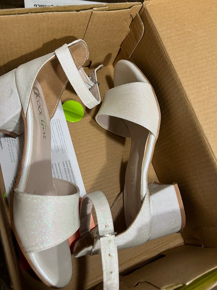 Kız çocuk abiye ayakkabı pırıltılı - Görsel 2