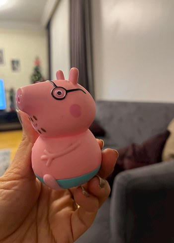 Peppa pig daddy Figür Oyuncak - Görsel 2