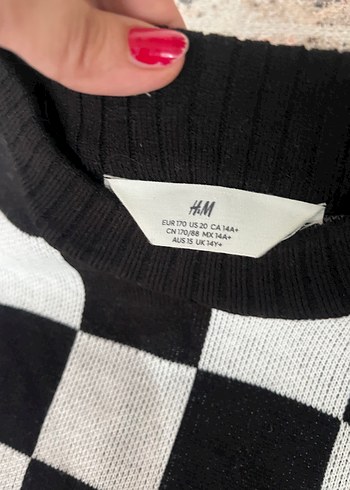 Dama desen H&M  Kazak - Görsel 3