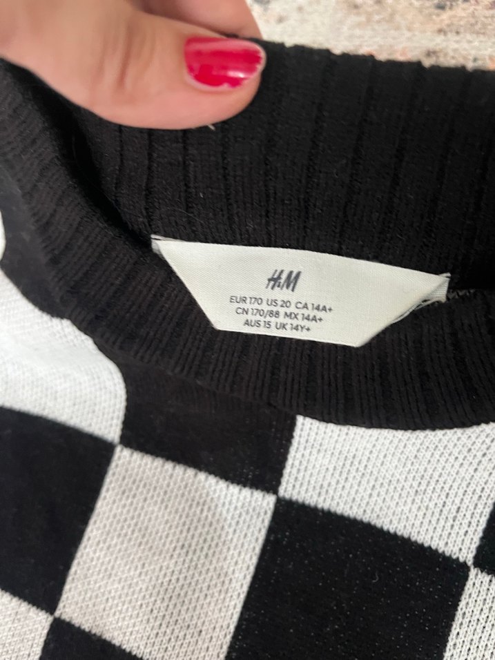 Dama desen H&M  Kazak - Görsel 3