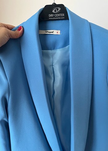 Mavi  Kadın Blazer Ceket - Görsel 2