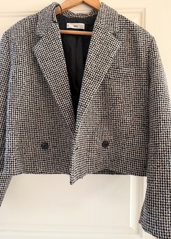 Mango Sikligin Ve Rahatligin Bulustugu Houndstooth Ceket