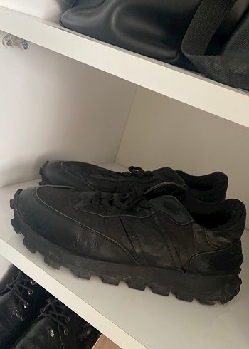 Magza Siyah Deri Sneaker