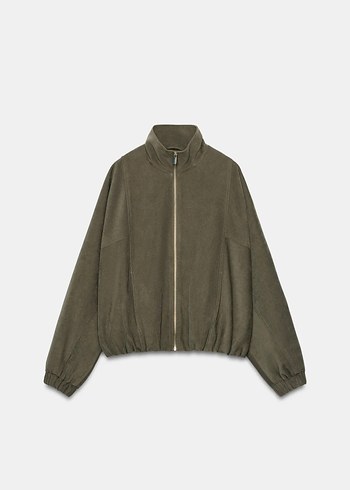 Zara Dik Yaka Bomber Ceket
