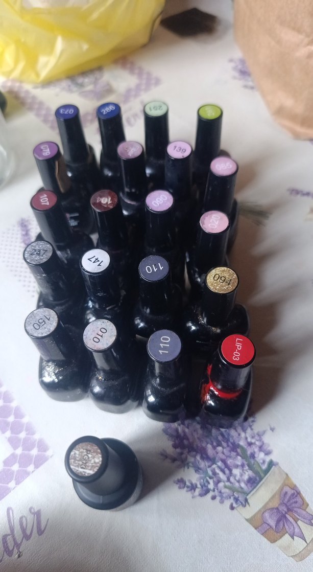 Koyu Mor Renkli Oje Seti - Görsel 2