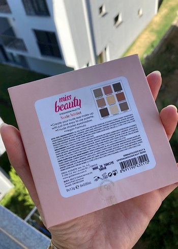 Golden RosenMiss Beauty Nude Addict Göz Farı Paleti - Görsel 4