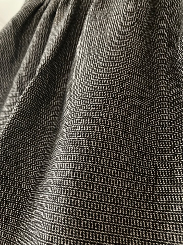 Gri Pilili Midi Etek - Görsel 2