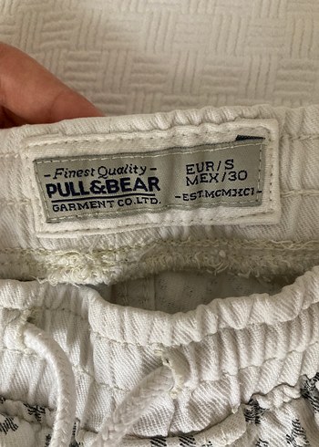 Pull and Bear Bohem Keten Şort - Görsel 2
