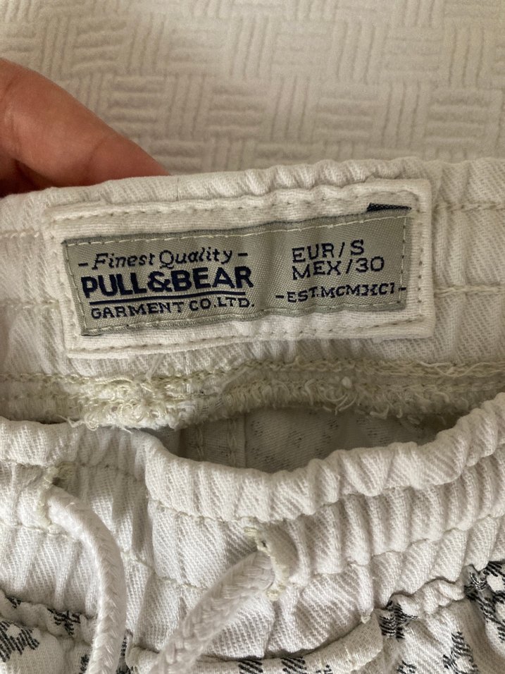Pull and Bear Bohem Keten Şort - Görsel 2