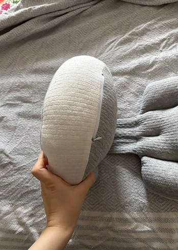 BabyJem Gri Emzirme ve Hamilelik Destek Yastığı