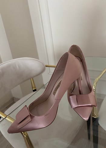 diğer Beden Saten gülkurusu zara stiletto