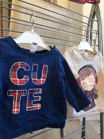 6-9 Ay Beden Bebek bluz sweat