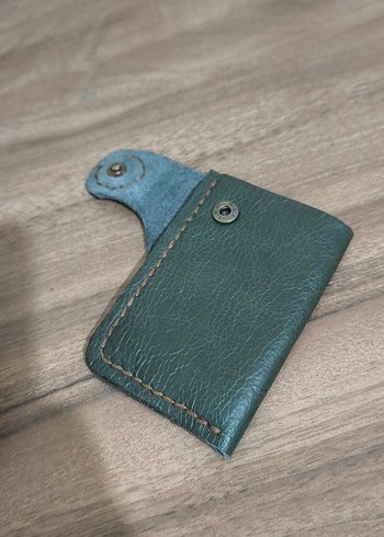 Diğer Minimalist Haki Deri Kartlik Sik Ve Pratik
