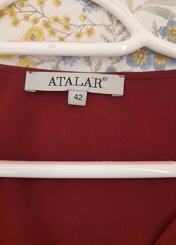 xl Beden bordo Renk Atalar Bluz 