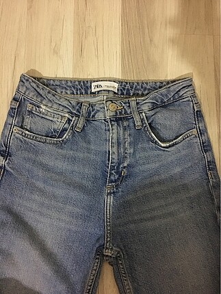s Beden Zara yüksel bel slim fit jean