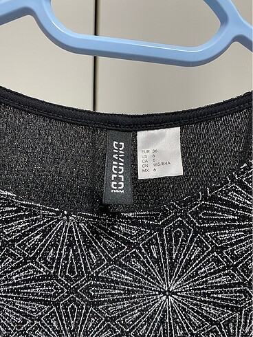 H&M Hm simli mini streç elbise