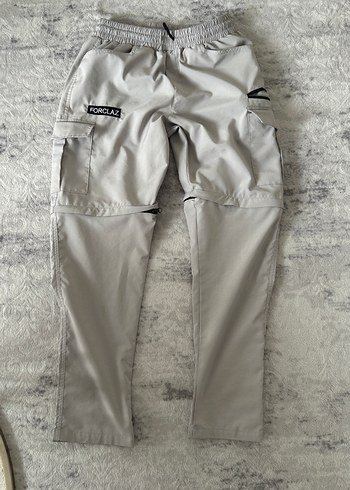 Decathlon Forclaz Acik Bej Rahat Kargo Pantolon