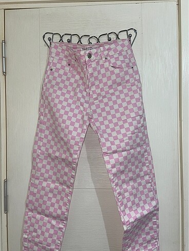 m Beden pembe Renk Stradivarius jean