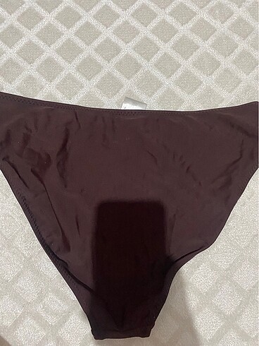 l Beden kahverengi Renk Bikini Altı