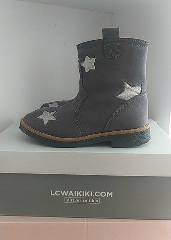 LC Waikiki Koyu Gri Yildizli Cocuk Botu