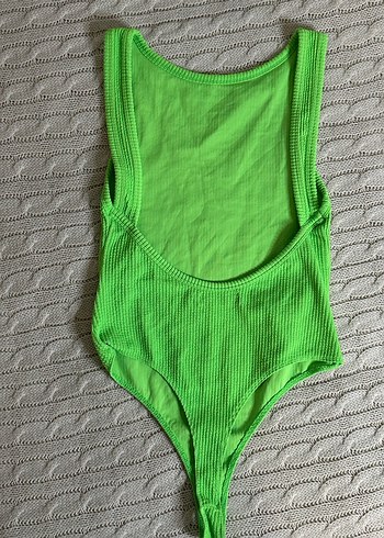 Yeşil Sade Kadın Mayo - Görsel 2