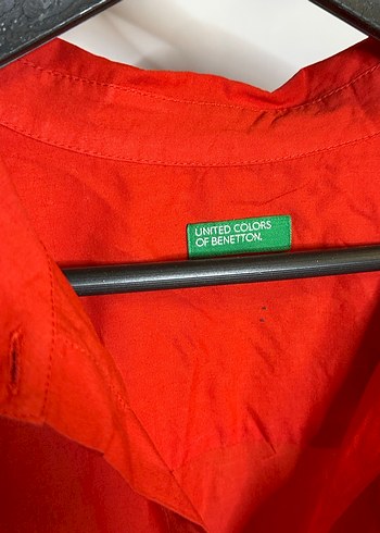 Kırmızı Nakışlı Uzun Kollu Bohem Gömlek - Görsel 2