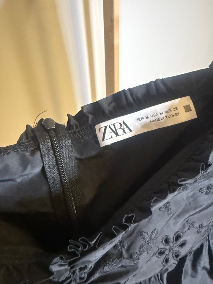 Nakışlı Siyah Gotik Midi Elbise - Görsel 2