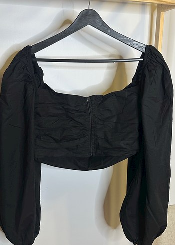 Siyah Mini Bluz - Görsel 2