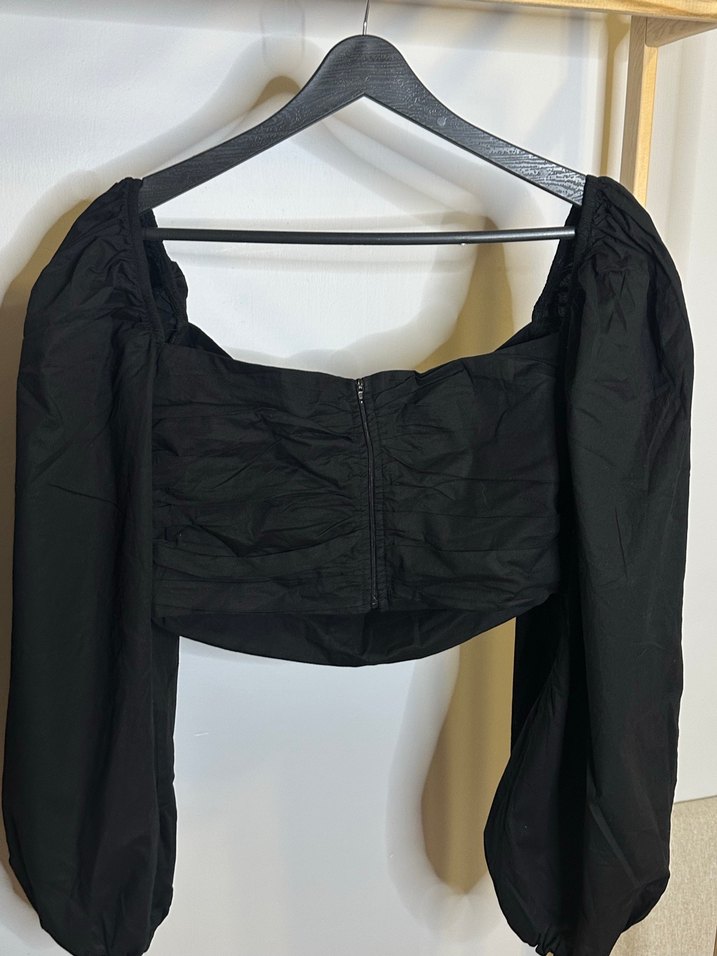 Siyah Mini Bluz - Görsel 2