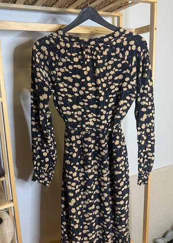 Bohem Uzun Kollu Piliseli Elbise - Görsel 4